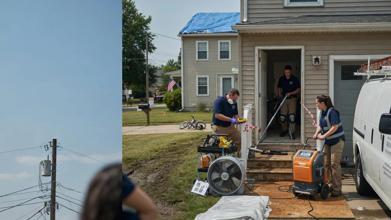 Water Damage Repair in Sims, IL near me